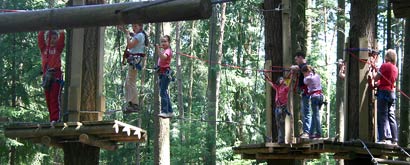Kletterpark Tépacap in Bitche