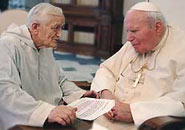 frere roger und johannes paul 2